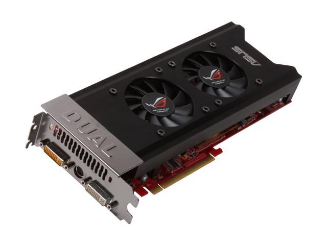 ASUS Dual Radeon HD 3850 DirectX 10.1 EAH3850X2/HTDI/1G 1GB 512 Bit GDDR3 PCI Express 2.0 x16 HDCP Ready CrossFireX Support Video Card