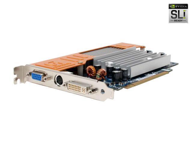 GIGABYTE GeForce 7300GS DirectX 9 GV-NX73G256D-RH 512MB(256MB on Board) 64-Bit GDDR2 PCI Express x16 SLI Support Video Card