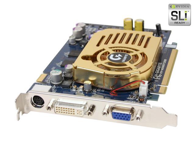 GIGABYTE GeForce 6600GT DirectX 9 GV-NX66T128D 128MB 128-Bit GDDR3 PCI Express x16 SLI Support Video Card