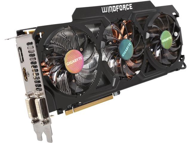 Open Box GIGABYTE GV N770OC 4GD GeForce GTX 770 4GB 256 Bit GDDR5 PCI Express 3.0 HDCP Ready WindForce 3X 450W Video Card Factory Refurbished