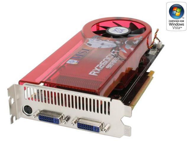 MSI RX2600XT Diamond Plus Radeon HD 2600XT 512MB 128 bit GDDR4 PCI Express x16 HDCP Ready CrossFire Supported Video Card