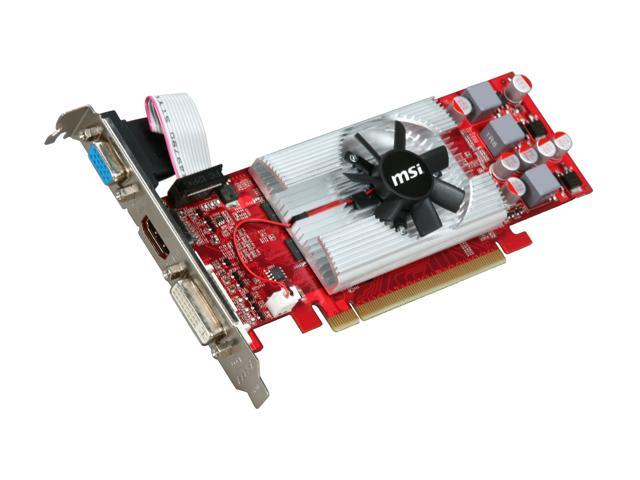 MSI GeForce GT 220 DirectX 10.1 N220GT MD1GD3/LP 1GB 128 Bit DD3 PCI Express 2.0 x16 HDCP Ready Low Profile Ready Video Card