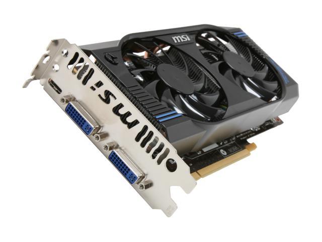 MSI GeForce GTX 560 (Fermi) DirectX 11 N560GTX-M2D1GD5 1GB 256-Bit ...