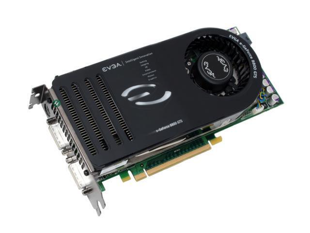 EVGA 640-P2-N828-A1 GeForce 8800GTS KO 640MB 320-bit GDDR3 PCI Express x16 HDCP Ready SLI Supported Video Card