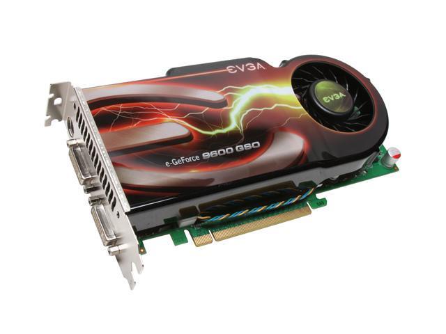 EVGA GeForce 9600 GSO DirectX 10 384 P3 N966 TR 384MB 192 Bit GDDR3 PCI Express 2.0 x16 HDCP Ready SLI Support Video Card