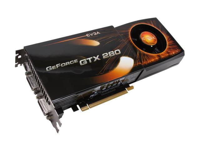 EVGA GeForce GTX 280 DirectX 10 01G P3 1280 AR 1GB 512 Bit GDDR3 PCI Express 2.0 x16 HDCP Ready SLI Support Video Card