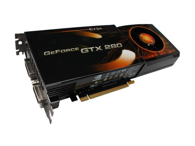 Refurbished EVGA GeForce GTX 280 DirectX 10 01G P3 1280 RX 1GB 512 Bit GDDR3 PCI Express 2.0 x16 HDCP Ready SLI Support Video Card