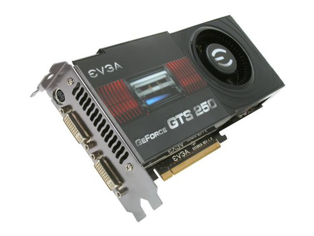 EVGA GeForce GTS 250 DirectX 10 512-P3-1153-TR 512MB 256-Bit DDR3 PCI ...