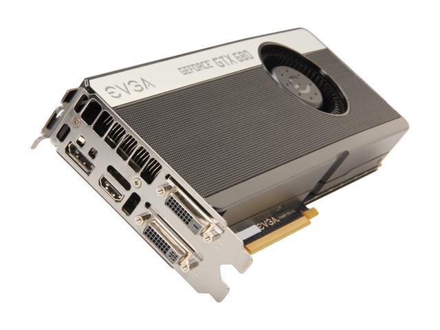 EVGA GeForce GTX 680 DirectX 11 04G P4 2686 RX 4GB 256 Bit GDDR5 PCI Express 3.0 x16 HDCP Ready SLI Support Video Card