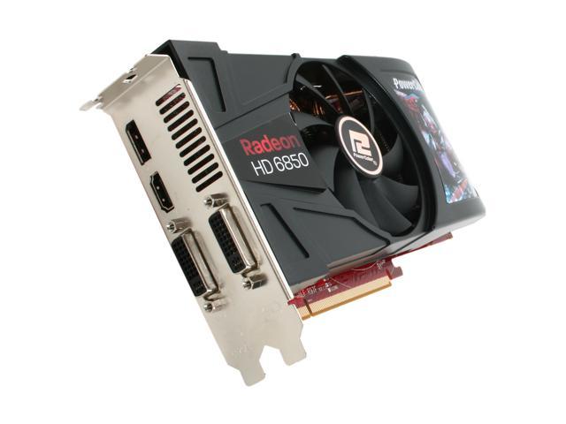 PowerColor Radeon HD 6850 DirectX 11 AX6850 1GBD5 DH 1GB 256 Bit GDDR5 PCI Express 2.1 x16 HDCP Ready CrossFireX Support Video Card with Eyefinity