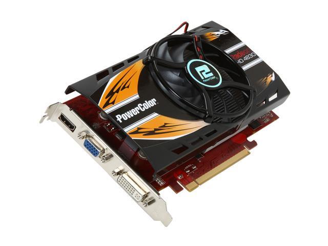 PowerColor Radeon HD 4830 DirectX 10.1 AX4830 512MD3 512MB 256-Bit ...