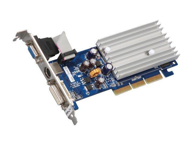 PNY GeForce 6200 DirectX 9 VCG62256AEB 256MB 64-Bit GDDR2 AGP 4X/8X Video Card