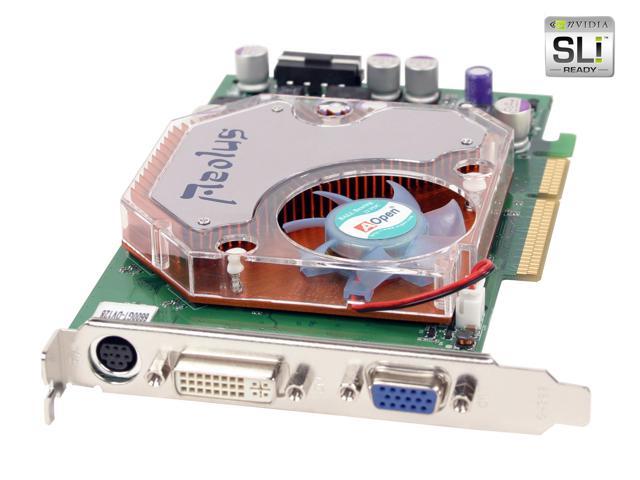 Open Box AOpen GeForce 6600GT DirectX 9 91.05210.666 128MB 128 Bit GDDR3 AGP 4X/8X Video Card