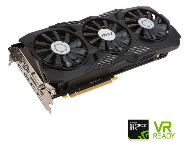 MSI GeForce GTX 1080 DirectX 12 8GB 256-Bit PCI Express SLI Support Video Cards + NVIDIA GIFT