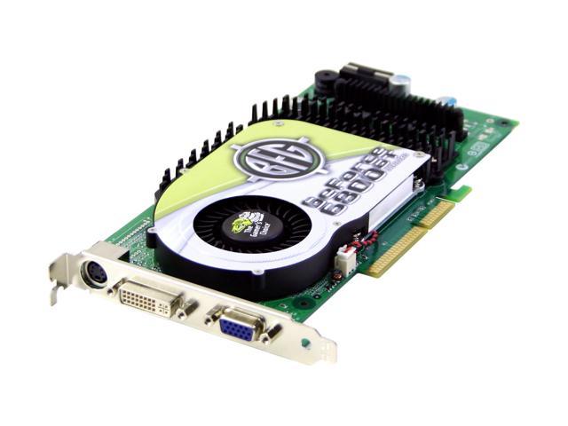 BFG Tech GeForce 6800GT DirectX 9 BFGR68256GTOC 256MB 256 Bit GDDR3 AGP 4X/8X Video Card