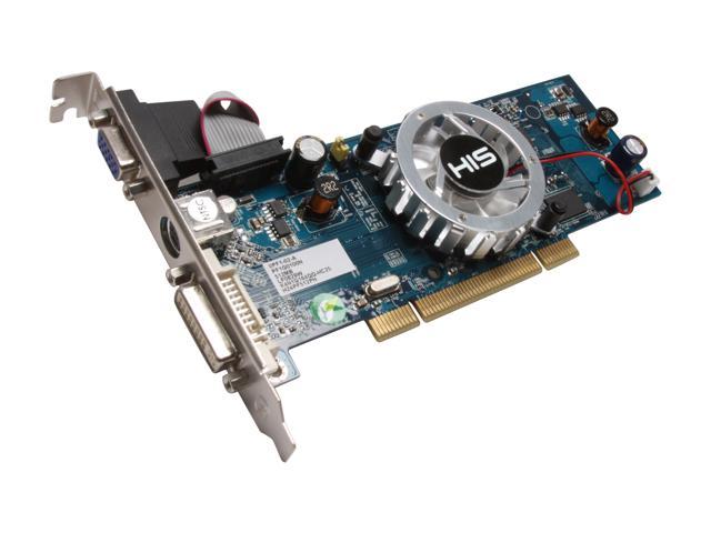 HIS Radeon HD 2400PRO DirectX 10 H24PF512PNP 512MB 64 Bit GDDR2 PCI HDCP Ready Video Card