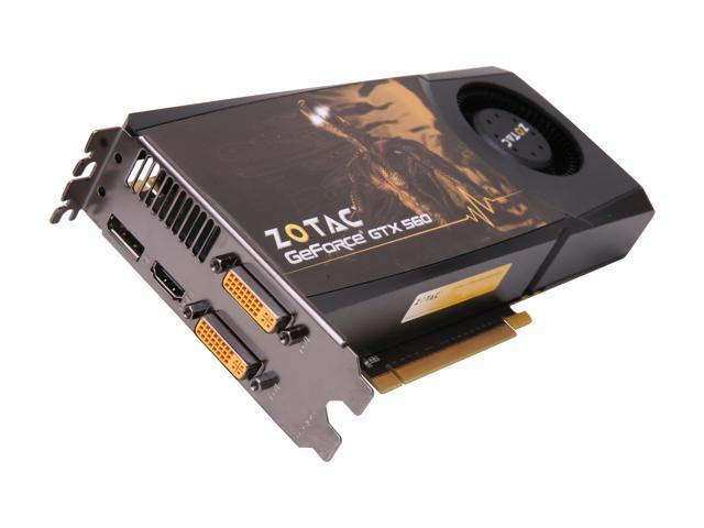 ZOTAC GeForce GTX 560 (Fermi) DirectX 11 ZT-50708-10M 1GB 256-Bit GDDR5 ...