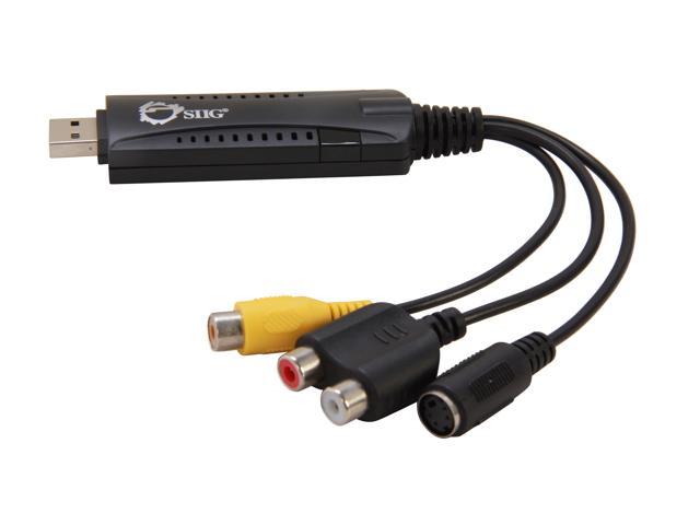 Open Box SIIG JU AV0211 S1 USB 2.0 Video Capture Adapter