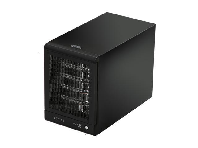 SANS DIGITAL TowerRAID TR5UT B 5 Bay SATA to USB2.0 / eSATA Hardware RAID 5 Enclosure (Black)