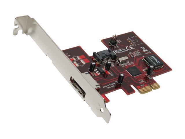 Rosewill RC 214 Silicon Image PCI Express External eSATA x1/ Internal SATA x1 3G NCQ un RAID Controller Card