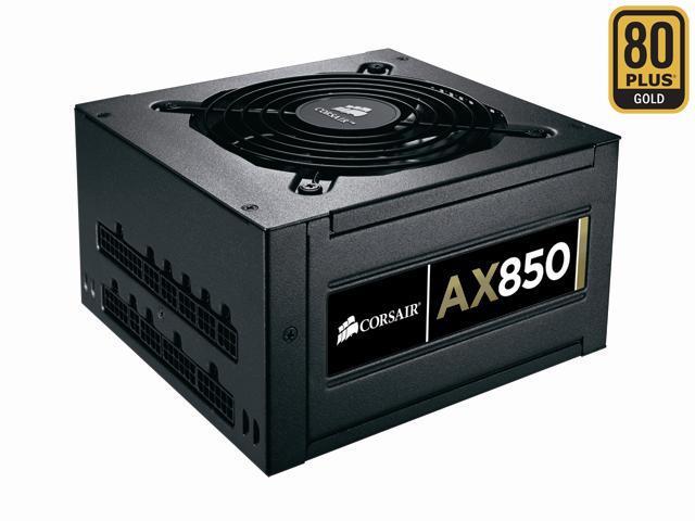 CORSAIR Professional Series Gold AX850 (CMPSU-850AX) 850W ATX12V v2.31 ...