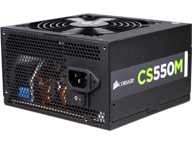 Corsair Certified CS-M Series CS550M 550W 80 Plus Gold Active PFC Modular Power Supply