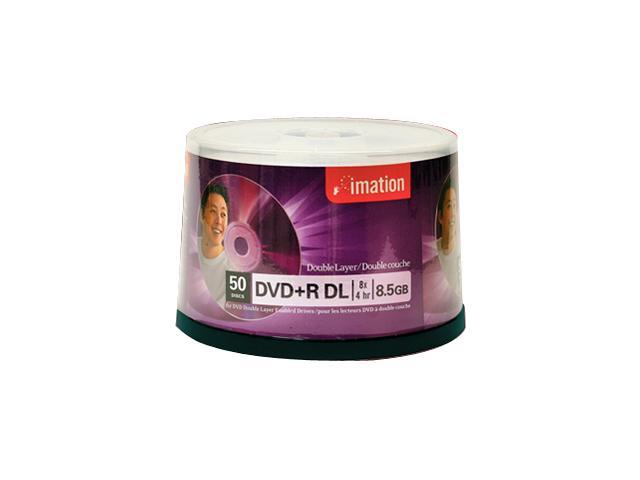 imation 8.5GB 8X DVD+R DL 50 Packs Spindle Disc Model 27237