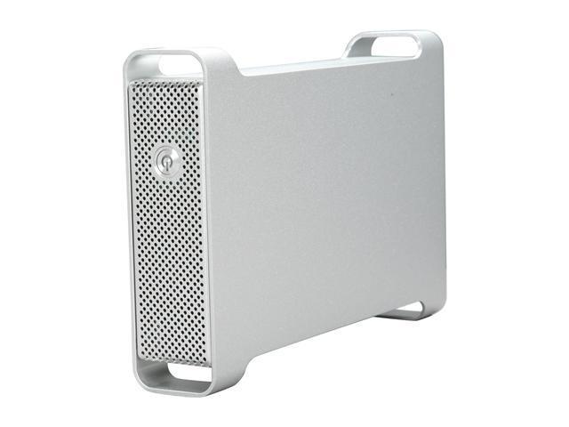 macally G S350SUAB2 Aluminum 3.5" Silver SATA I/II USB2.0 / eSATA / FireWire External Enclosure