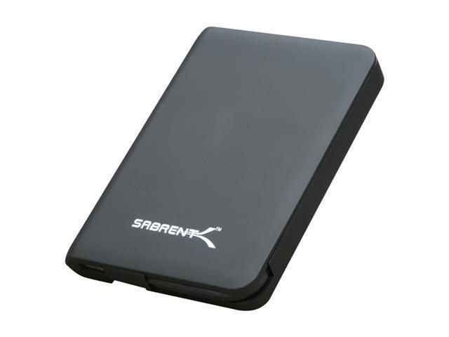 SABRENT EC C25P 2.5" Black SATA I/II USB 3.0 External Enclosure (Reverse compatible to USB 2.0)