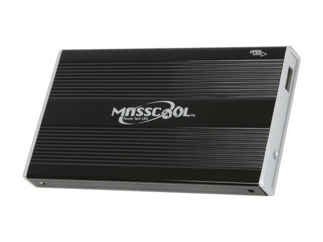 Open Box MASSCOOL UHB UE212 Aluminum 2.5" SATA USB 2.0 External Enclosure