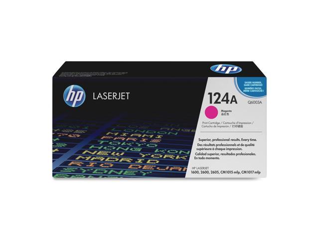 HP 124A Magenta LaserJet Toner Cartridge (Q6003A)