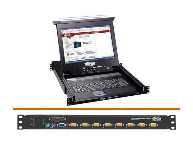 TRIPP LITE B020-008 8-Port NetDirector 1U Rackmount Console KVM Switch