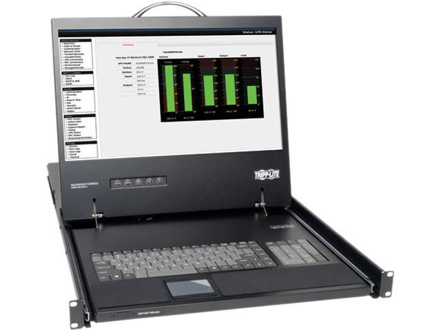 Open Box TRIPP LITE B021 000 17 1U Rackmount Console w/ 19" LCD