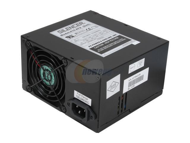 PC Power & Cooling Silencer S41D2 410W ATX12V    Active PFC Power Supply