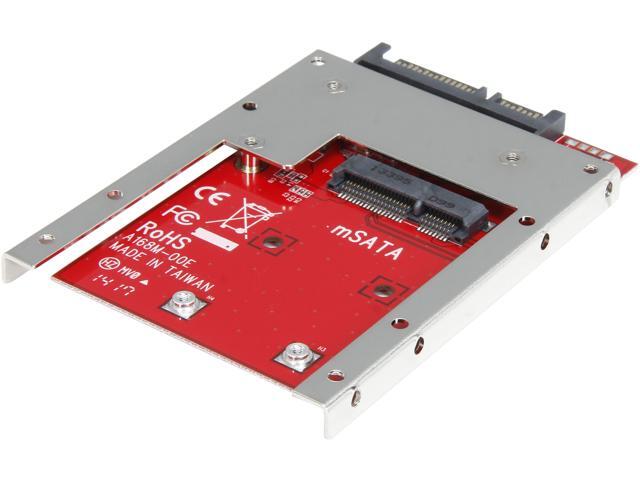StarTech SAT32MSAT257 mSATA SSD to 2.5in SATA Adapter Converter