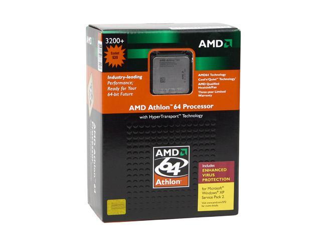 AMD Athlon 64 3200+ Winchester Single Core 2.0 GHz Socket 939 ADA3200BIBOX Processor