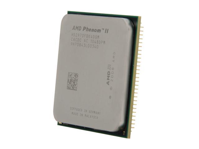 AMD Phenom II X4 970 Deneb Quad Core 3.5 GHz Socket AM3 125W HDZ970FBK4DGM Desktop Processor   Processors   Desktops