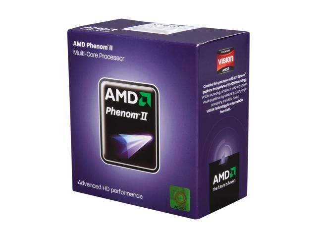 AMD Phenom II X4 840 Quad-Core 3.2 GHz Socket AM3 95W HDX840WFGMBOX ...