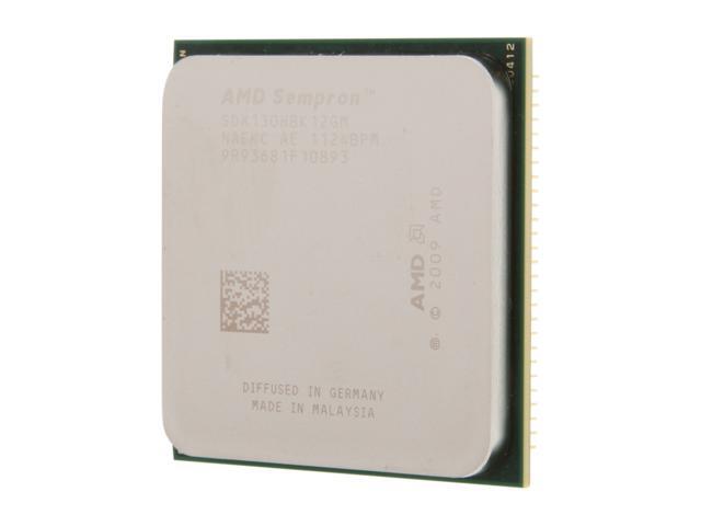 AMD Sempron 130 Sargas Single-Core 2.6 GHz Socket AM3 45W SDX130HBK12GM Desktop Processor