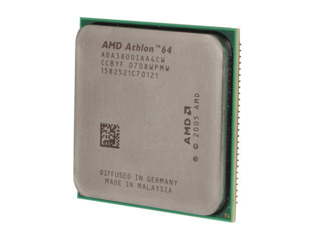 Refurbished AMD Athlon 64 3800+ Orleans Single Core 2.4 GHz Socket AM2 ADA3800IAA4CW Processor