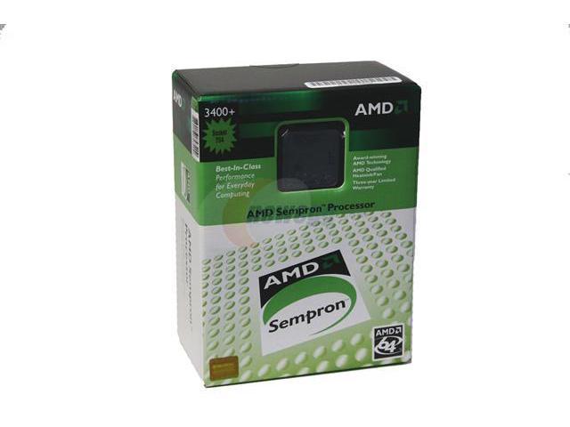 AMD Sempron 64 3400+ Palermo Single Core 2.0 GHz Socket 754 SDA3400BXBOX Processor