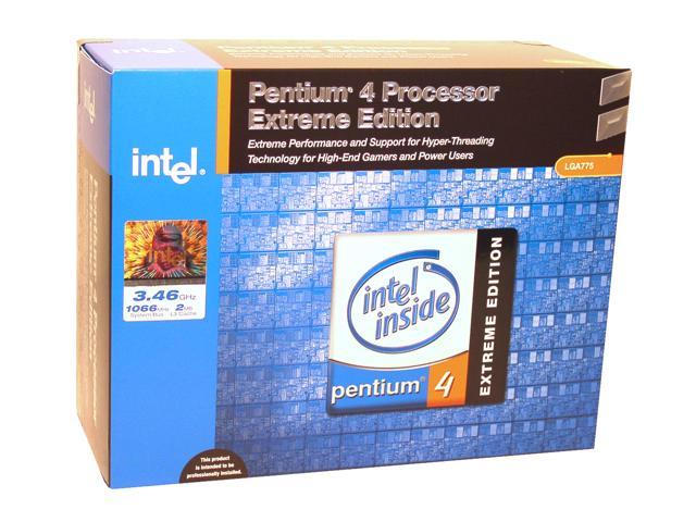 Intel Pentium 4 Extreme Edition 3.46 - Pentium 4 Gallatin 3.46 GHz LGA 775 Processor - BX80532PH3460FS