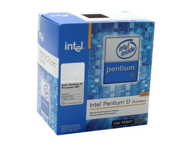 Intel pentium d 820 разгон