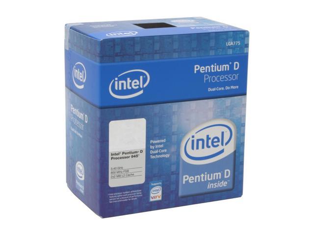 Intel Pentium D 945 Presler Dual Core 3.4 GHz LGA 775 BX80553945 Processor