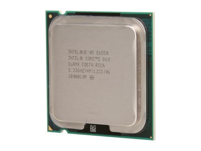 Intel Core 2 Duo E6550 Conroe Dual Core 2.33 GHz LGA 775 65W E6550 R Desktop Processor