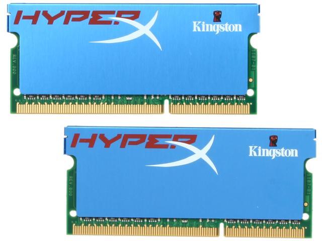 HyperX 8GB (2 x 4GB) 204-Pin DDR3 SO-DIMM DDR3 1600 (PC3 12800) Laptop Memory Model KHX1600C9S3K2/8G