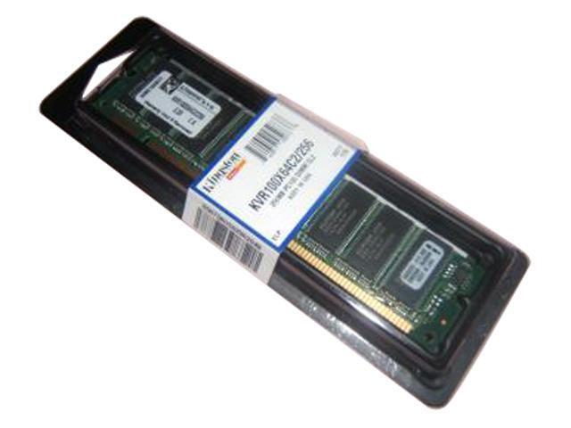 Kingston 256MB 168-Pin SDRAM PC 100 Desktop Memory Model KVR100X64C2/256