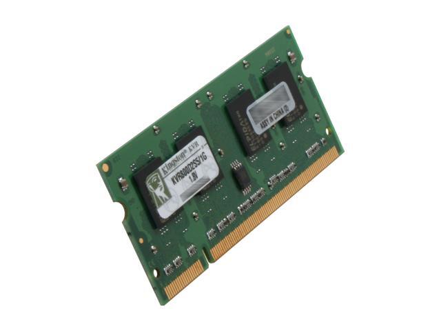 Kingston 1GB 200-Pin DDR2 SO-DIMM DDR2 800 (PC2 6400) Laptop Memory Model KVR800D2S5/1G