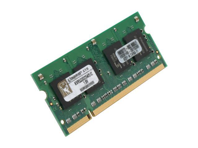 Kingston ValueRAM 512MB 200-Pin DDR2 SO-DIMM DDR2 533 (PC2 4200) Laptop Memory Model KVR533D2S4/512
