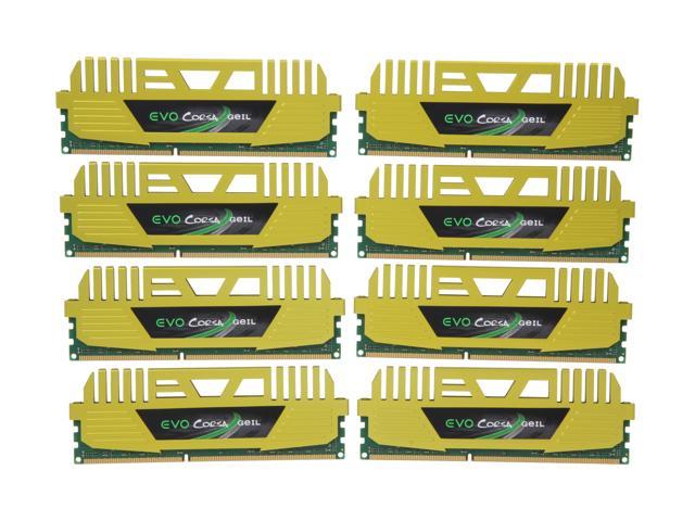 GeIL EVO CORSA Series 64GB (8 x 8GB) 240 Pin DDR3 SDRAM DDR3 1333 (PC3 10660) Desktop Memory Model GOC364GB1333C9DQC